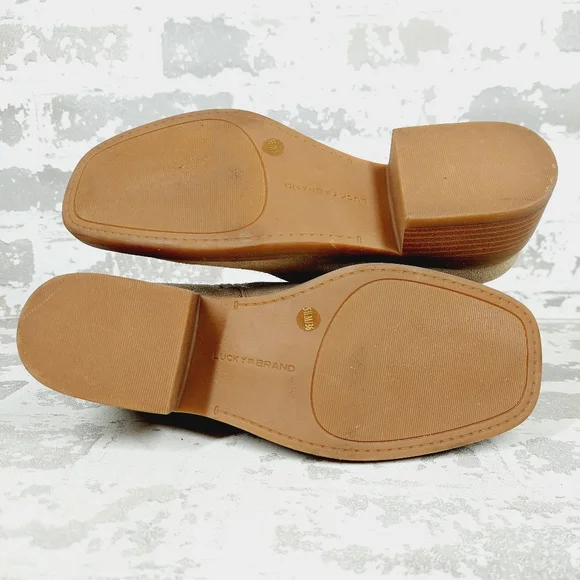 New Lucky Brand LK-Kazey Tan Suede Leathe Ankle Boots M170 - Picture 7 of 11